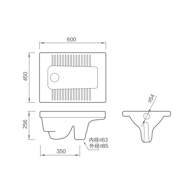 Squatting toilet SC28304