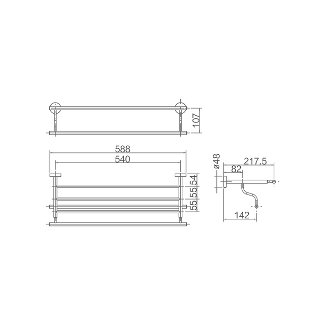 Bath towel holder SM1408