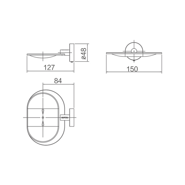 Soap dish SM2208